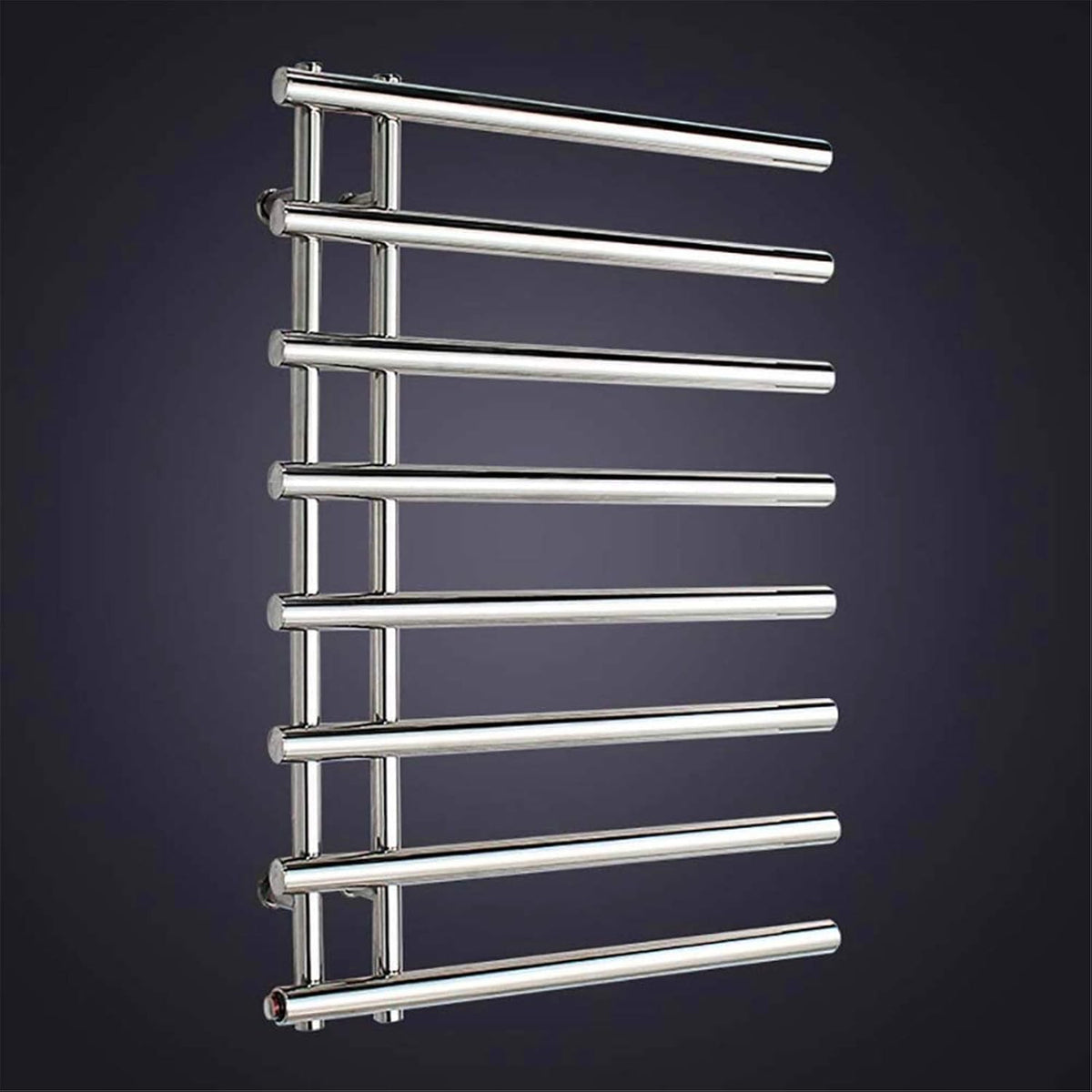 Towel Warmer,Electric Towel Warmer Rack Stainless Steel 4+4 Heated Bars Towel Drying Rack Heated,Concealed,Bath Towel Dryer, Surfacemounted