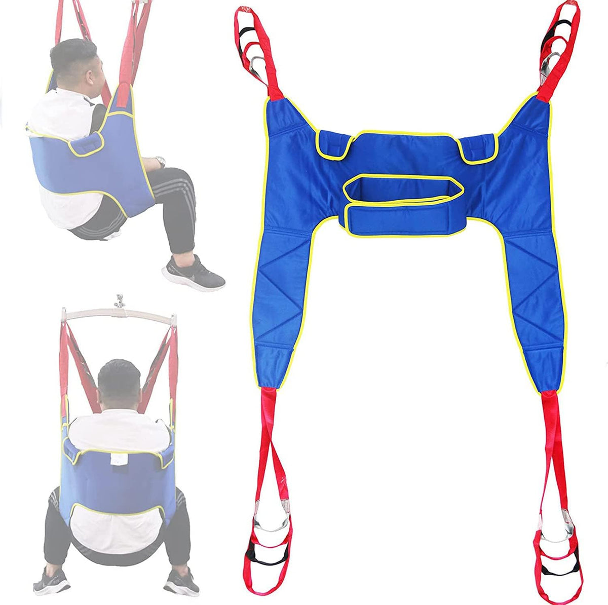 Patient Lifter Medical Lift Equipment,Universal Full Body Mesh Lift Sling,Toilet Bath Shower Aids Lifting Cushion,for Thigh Hip Leg Exercise