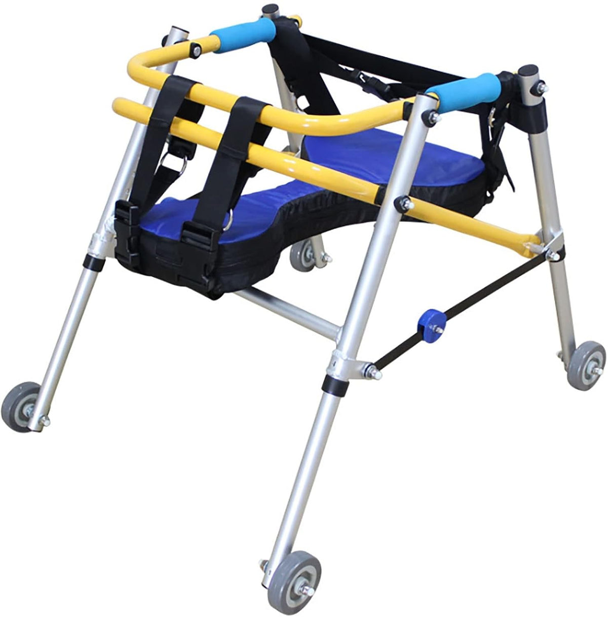 Walking Frames, Rehabilitation Aids Training Stand Walker Directional Four Wheels Disability Gliding Frame Child Standing Frame(Size:XL)