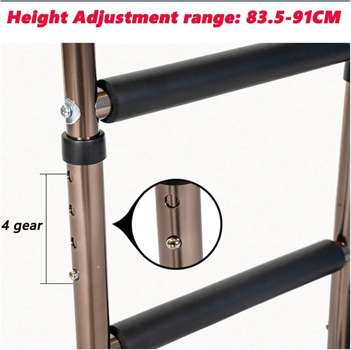Chair Stand Assist for Elderly - Stand Up Assist Device for Seniors with Grab Bar, Portable Mobility Aid for Bed, Sofa, Chair & Toilet Sitting Support, Daily Living Aid for Adults