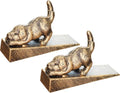 Door Stop Stopper Holder Cast Iron Dog,Rustic Vintage Style Animal Statue