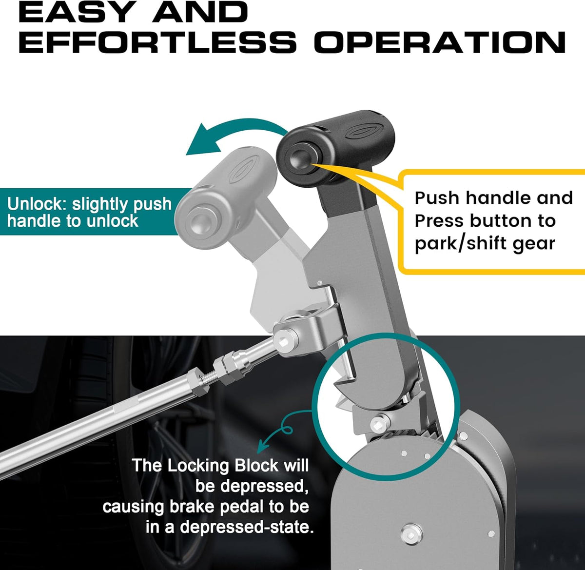 Handicap Drivers Fixed Hand Controls Permanent Device, Driving Hand Controls Car Pedal Assist Controls