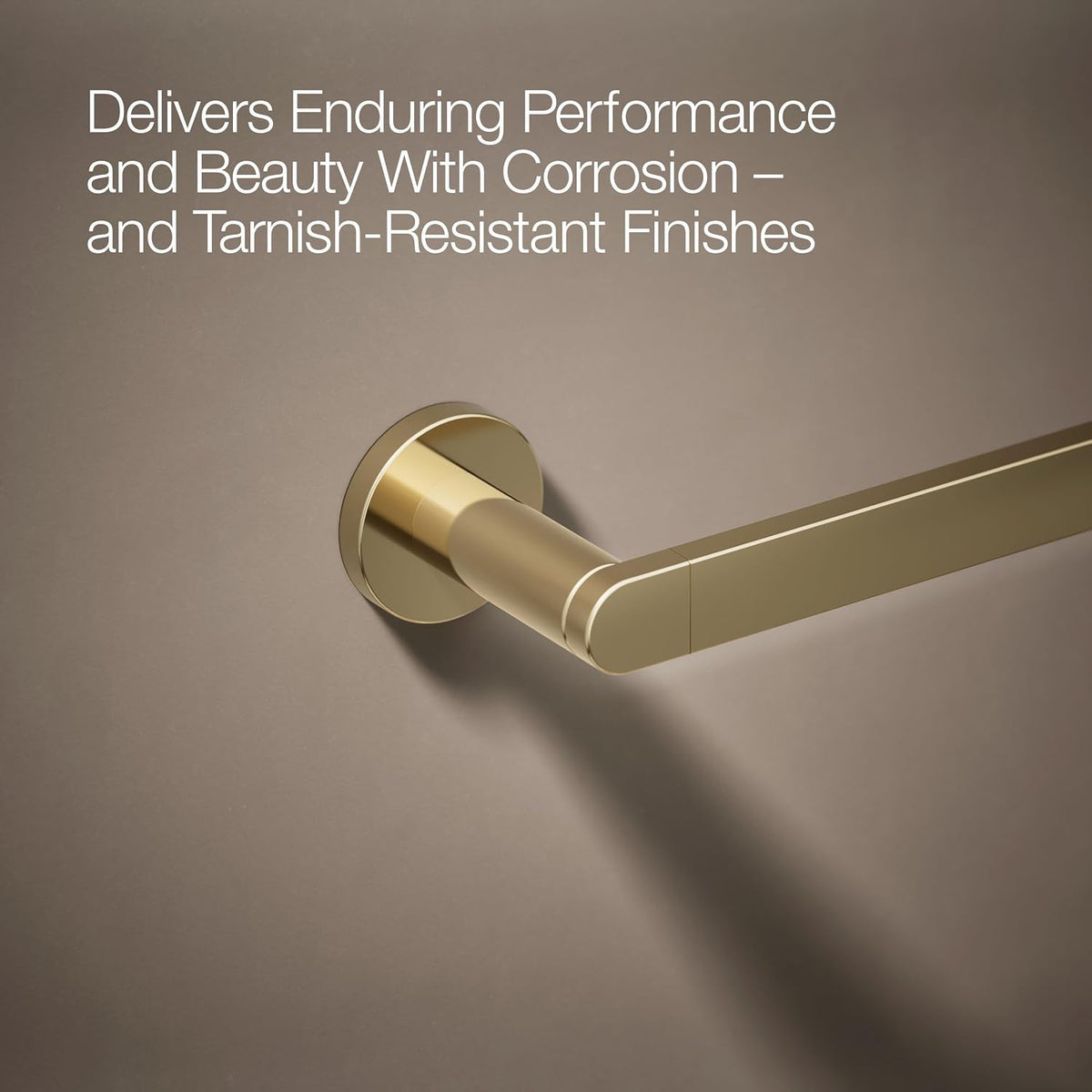 Kohler 73143-AF Composed® 30' Towel bar, Vibrant French Gold