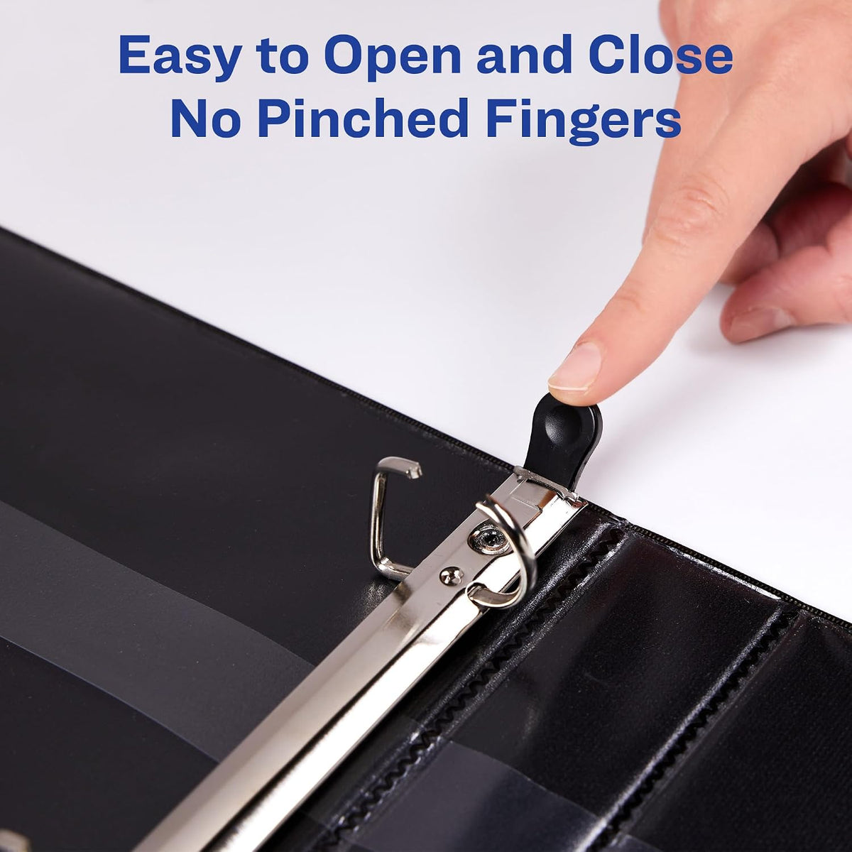Avery Heavy-Duty View Binder 1 Inch Purple | One-Touch EZD Rings | DuraHinge Design | Holds 50% More | Pack of 12