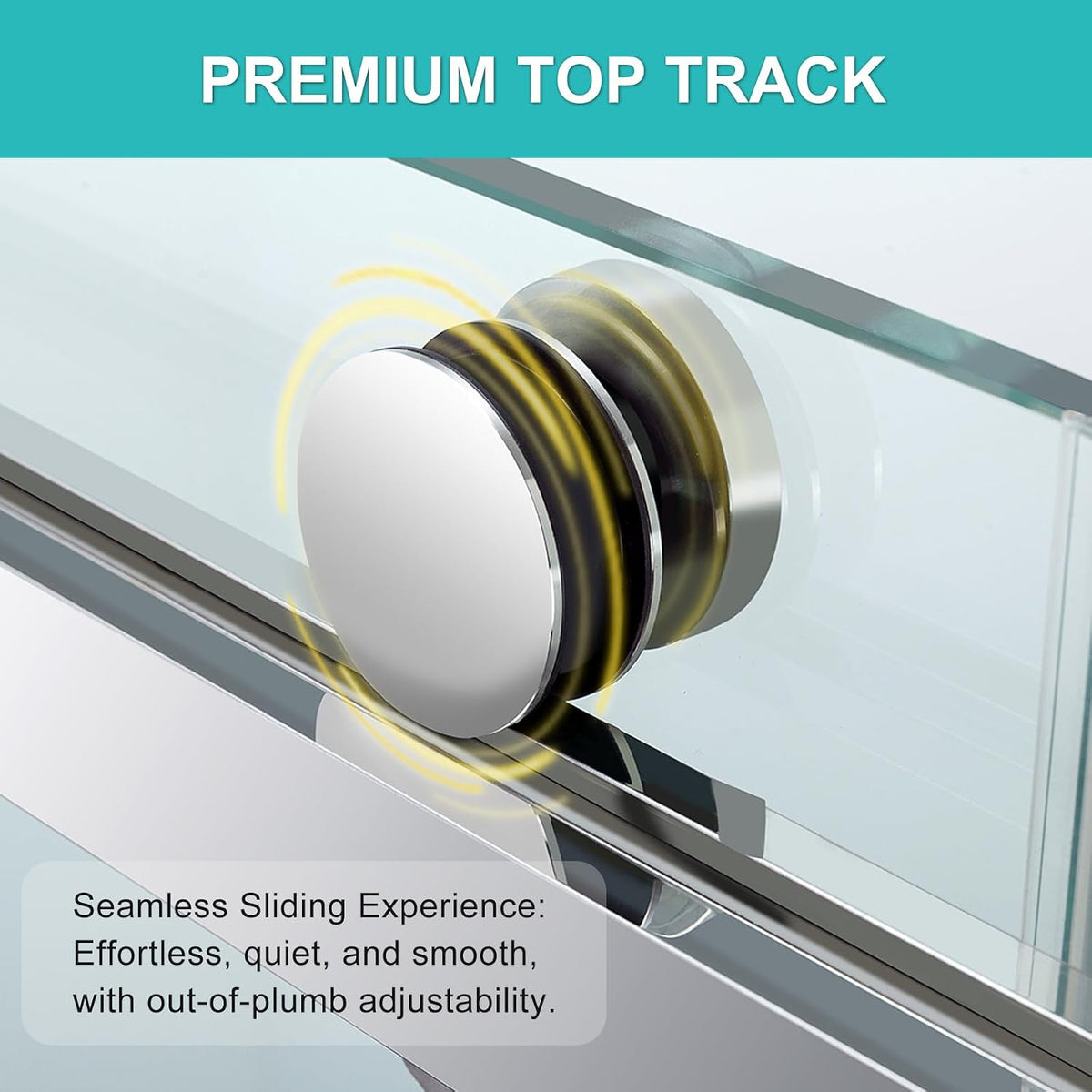 Milano Double Sliding Shower Door, 48 in.W x 74 in.H Framed Shower Door 5/16'(8mm) Clear Tempered Glass, 18 inch Pull Handle, Stainless Steel Hardware, Polished Chrome Finished