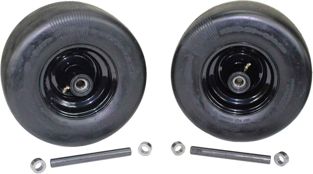 Antego Tire & Wheel (Set of 2) Bad Boy Flat Free 13x6.50-6 Black Assy. Replaces 022-3085-00
