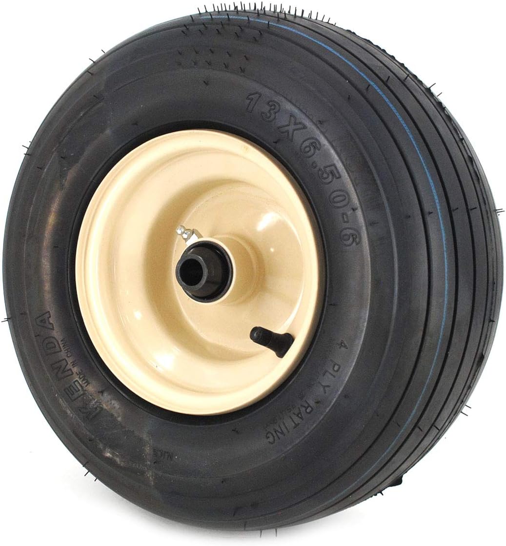 Grasshopper Mower Tire and Wheel Assembly with Bearings, Tires Used In The Rear Of Many Grasshopper FrontMount Models and In the Front of Many MidMount Models, OEM 603975
