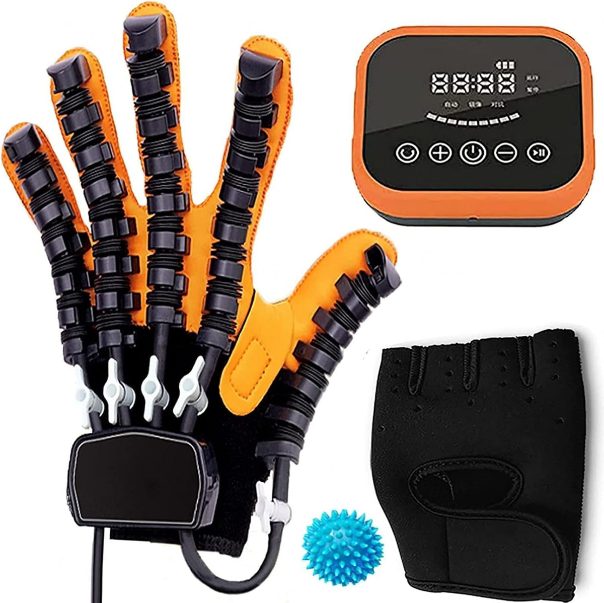 Finger Training Rehab Orthotics Stroke Hemiplegia Finger Exerciser for Stroke Hemiplegia Hand Function Recovery Relief Finger Cramps,Right-M