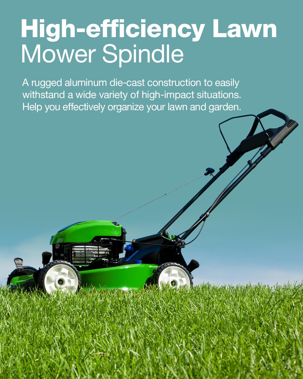 SCITOO Lawn Mower Spindles w/Pulley Bolt Spindle Assembly Replacement for MTD for Cub Cadet 618-0241 918-0241 285-860 of 3 Pack