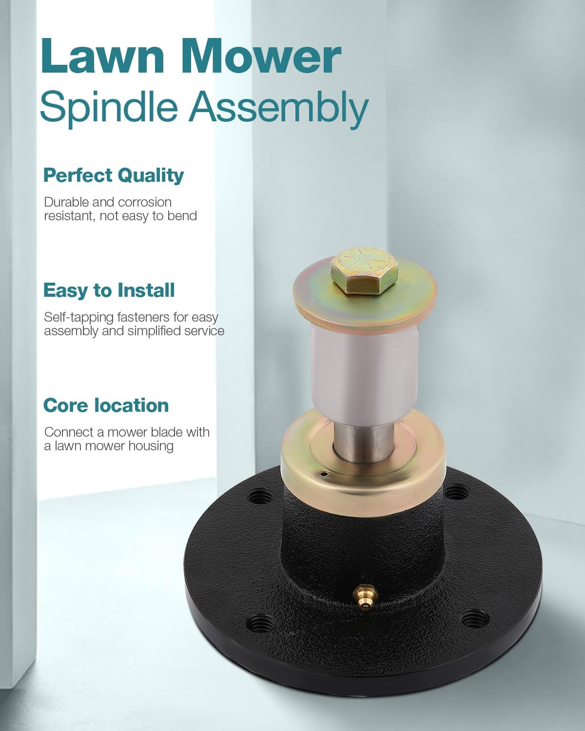 SCITOO Lawn Mower Spindles Spindle Assembly Replacement for Hustler Z, Hustler ATZ, & Super Z 796235 796235X for Stens 285-849 of 3 Pack