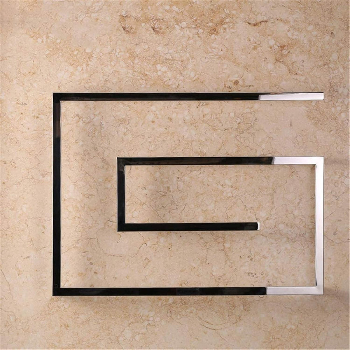 Stainless Steel Towel Warmer, Electric Heated Towel Rack Hot Towel Rail with Square Bars for Bathroom Kitchen Hotel,Bath Towel Dryer