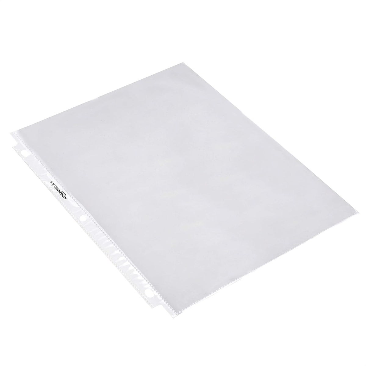 Amazon Basics Sheet Protectors for 3 Ring Binder, Top Loading, Clear Plastic Sleeves, Letter Size, 2000-Pack