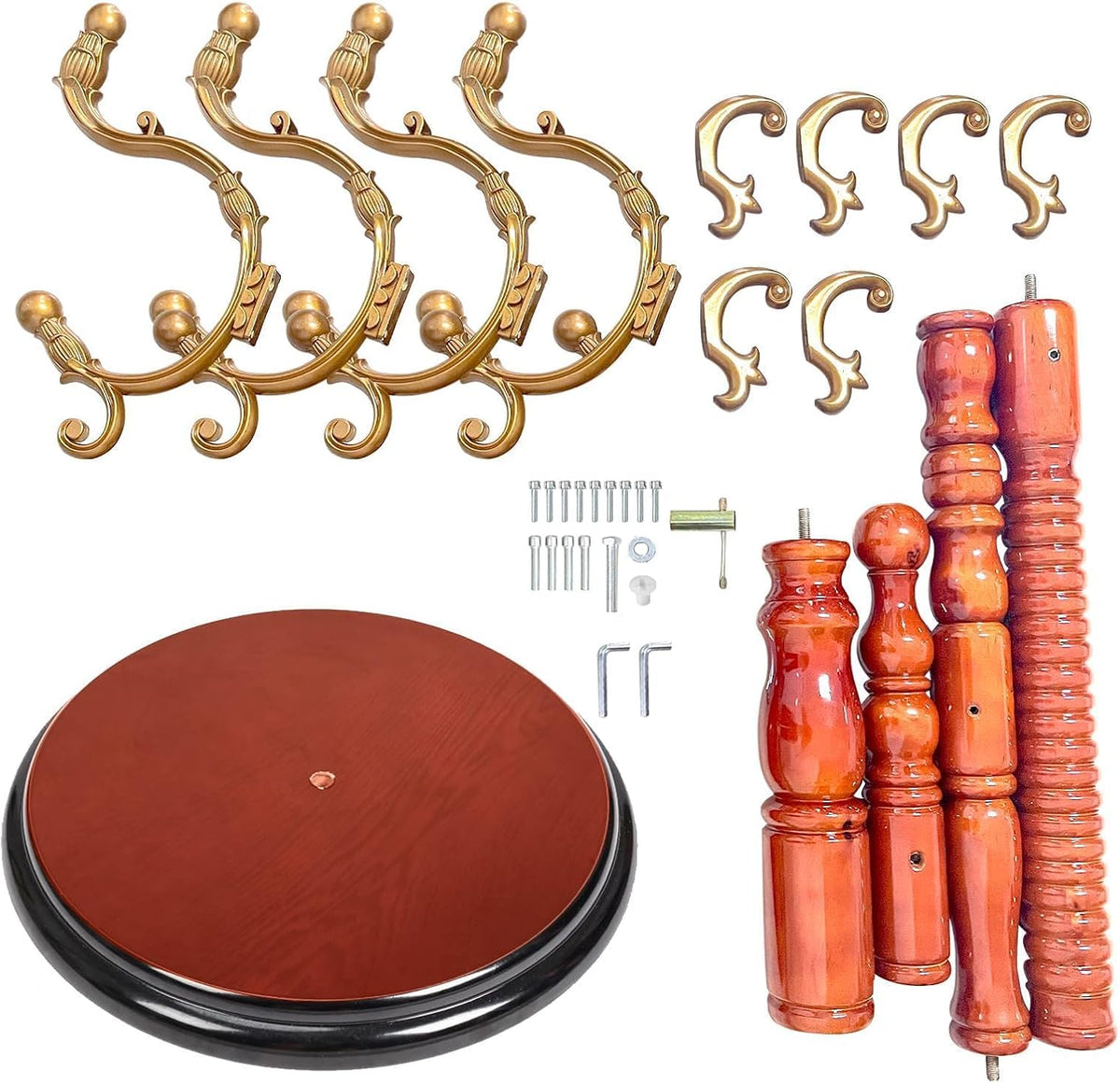 Coat Racks freestanding, High-grade Wooden Tree Rack, hall tree With 14 Hooks & Stable Disc Base, For such as coats, jackets, Home Office Entry-way hanger Organizer (Begonia color)