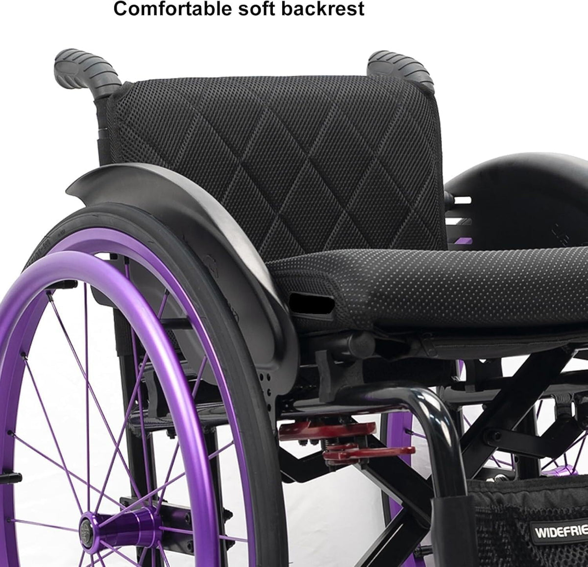 Folding Wheelchair For Adults,Folding Transport Wheelchairs,Lightweight Sport Wheelchair,Aluminum Alloy Wheelchair,Self-Propelled Wheelchairs,Park & Brake Anti Tipper(Size:Seat width 38cm/14.9in,Color