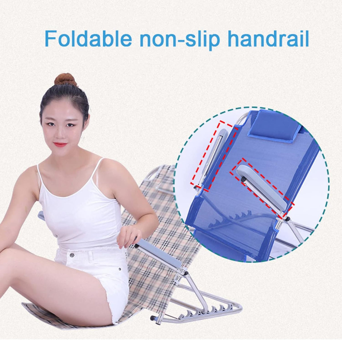 Adjustable Back Rest,Elderly Bed Care, Paralyzed Patient Beds, Backrest Cushion Chair,Bed Back Rest Adjustable Angle, Mobility Disability Support Aid, Capacity 200Kg,A