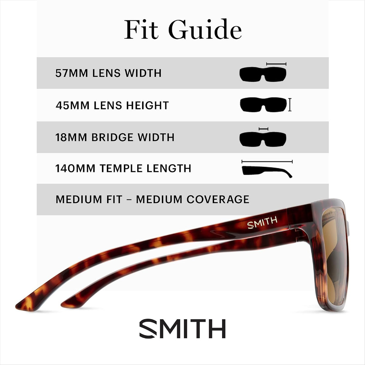SMITH Shoutout Sunglasses with Polarized Lenses – Performance Sports Active Classic Sunglasses – For Men & Women