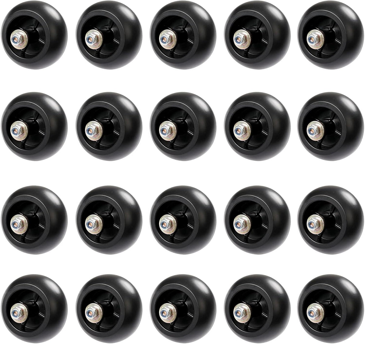 Mower Anti Scalp Deck Wheel Kit Set of 20 Compatible with Bad Boy 022-5234-98 Exmark 103-4051 103-7263 & Many Bore 5/8' Wheel Size