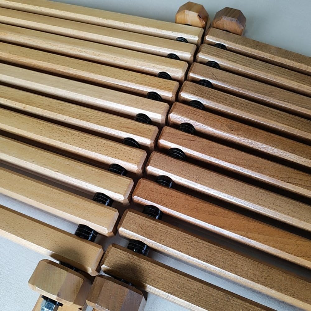 Wood Swivel Towel Bar - Wall-Mounted Folding Drying Rack, 15'x6'x2', B-Walnut Finish, Perfect for Laundry Room, Holds Up to 6 Towels, Space-Saving & Stylish Design