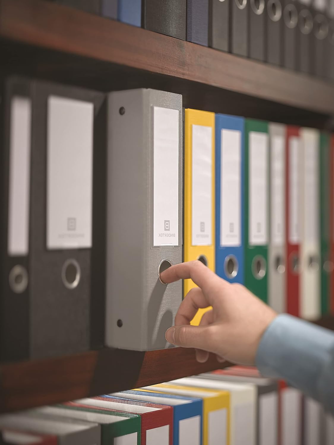 Bindertek 3-Ring Premium Binder, Pack of 5 - Dark Gray, 3' Spine Width, 525 Sheet Capacity, 2' D-Rings, Linen-Textured Covers, Steel Reinforced Edges, Spine Label Included