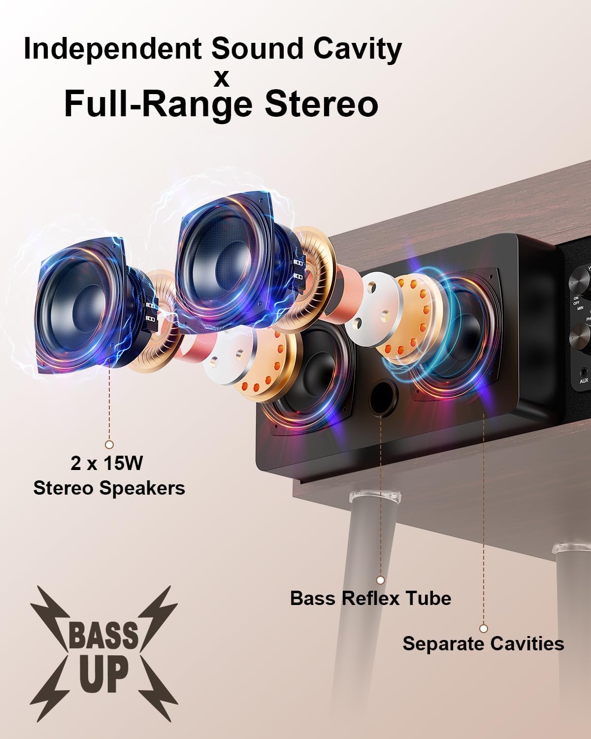 Vintage Standing Vinyl Record Player with Detachable Legs, PC Recording, 3-Speed Belt Driven Bluetooth Turntable Built-in Stereo Speakers Use as Stand or Tabletop Player, Home Decor, Espresso