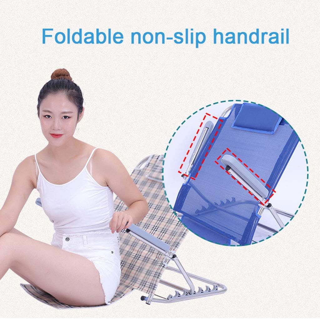 Adjustable Angle Mobility Disability Chair - Back Support Aid For Old Man, Waist Nursing Lazy Chair