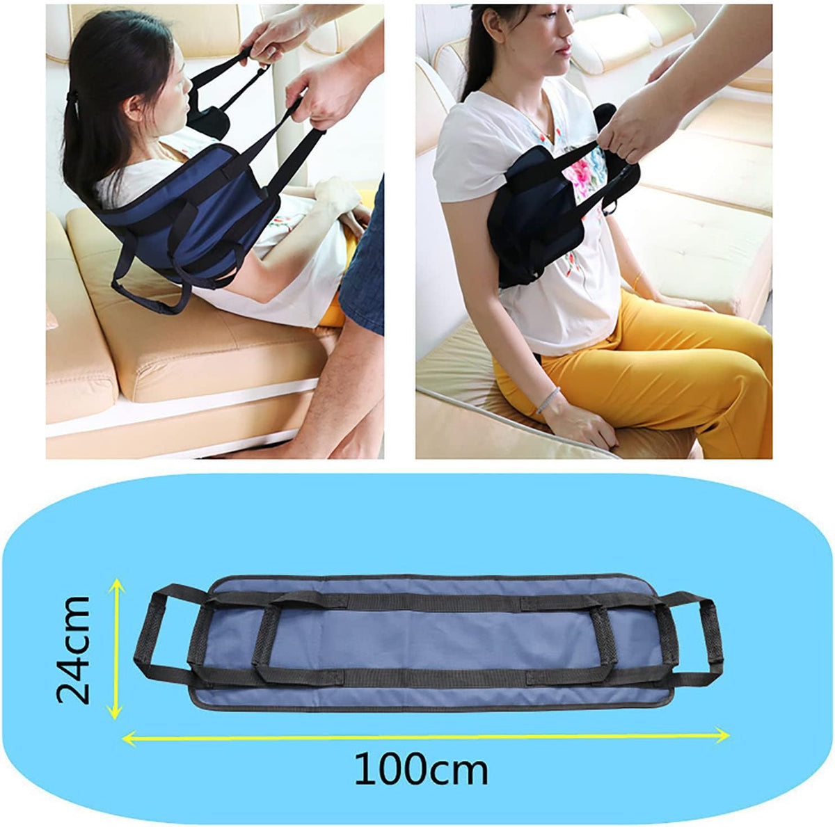 Patient Transfer Blanket Belt Wheelchair Sliding Medical Lifting Sling Turner Patient Care Safety Mobility Aids Equipment Nursing Gait Belt