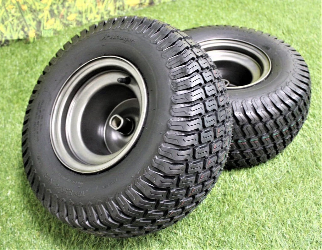 (Set of 2) 18x8.50-8 Tire wheel assy Ariens 07101130, Fits Ikon-X, Gravely ZTX Zero Turn Mowers