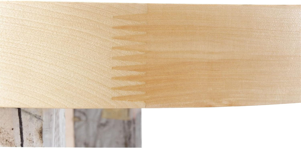 Rev-A-Shelf 28' Maple Wood Kidney-Shape Single-Shelf Lazy Susan Turntable with Swivel Bearing for Diagonal Corner Base Kitchen Cabinets, 4WLS401-32-BS52