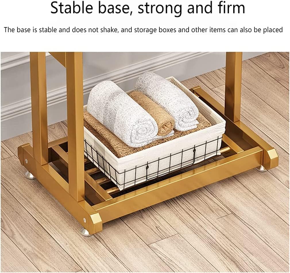 Floor Coat Rack Space-Saving Metal Coat Rack Standing Hat Rack With Shelf Bedroom Hanger Household Storage Modern Coat Rack Hanger Handbag Clothes Entrance Clothes Stand