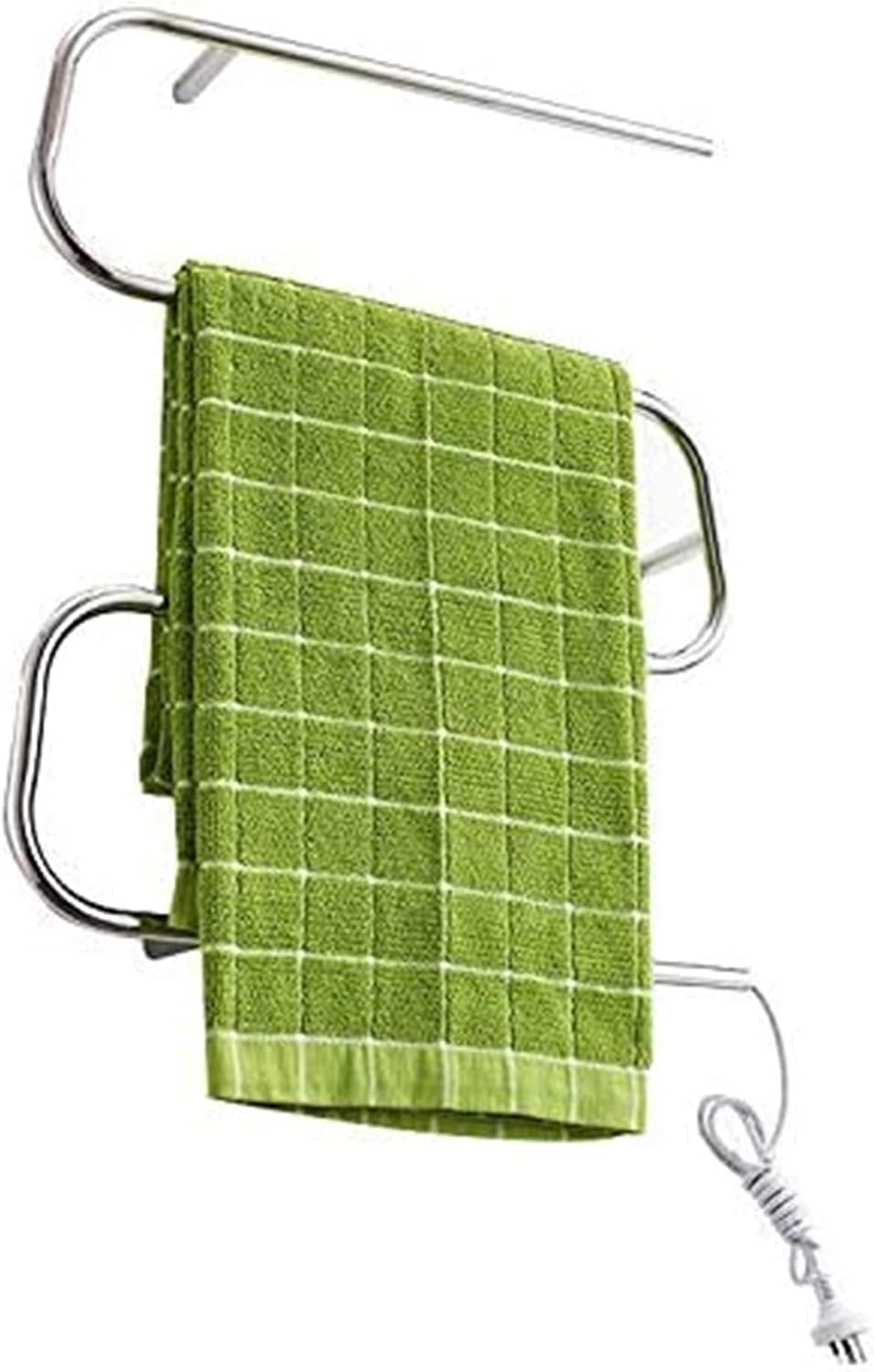 MUSUMI Towel Warmer, Electric Towel Warmer, Bathroom Drying Rack, Stainless Steel Bathroom Towel Rack Towel Bar,Bath Towel Dryer, Easy to Use