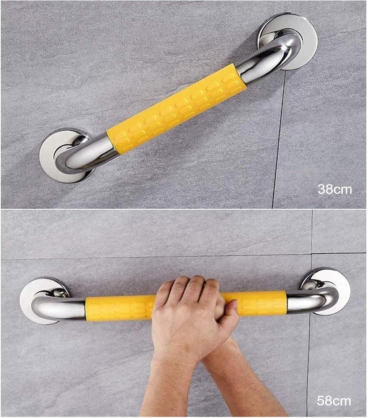 Bathroom, Grab Bar Grab Rail Handrail Toilet Handle Bathtub Stainless Steel for Handicap Elderly Injury and Disability Aids