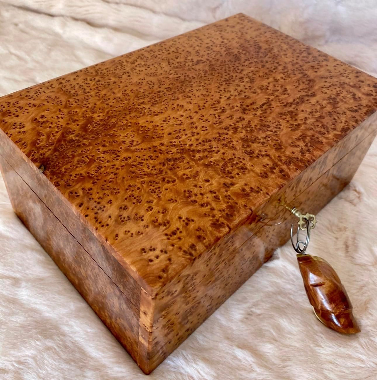 Hand Carved Wooden Multipurpose Keepsake Jewelry Decorative Art Box Storage Organizer (Large wood Box,Antique) (X-Large With Lock 1)
