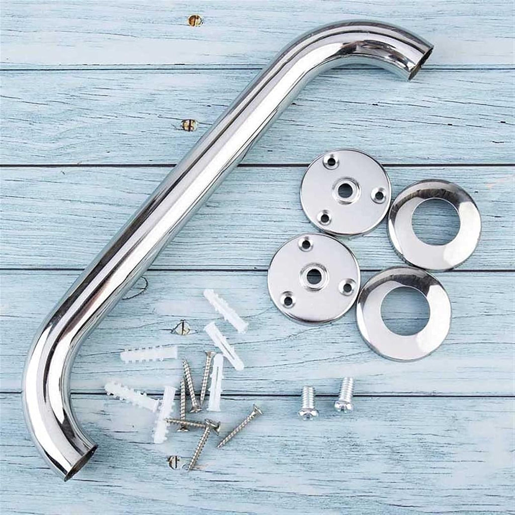 Handrail Safety Anti Slip Handle 30/40/50/60Cm Bathroom Tub Hand Grip Stainless Steel Safety Toilet Support Disability Aid Grab Bar Handle Towel Rack Assist Bath Handle/25X500Mm (25X400Mm)