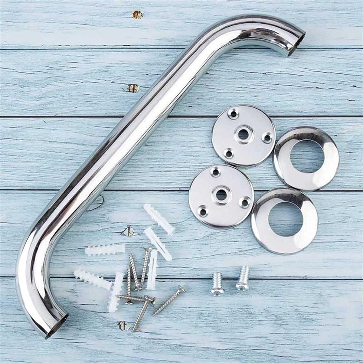 Handrail Safety Anti Slip Handle 30/40/50/60Cm Bathroom Tub Hand Grip Stainless Steel Safety Toilet Support Disability Aid Grab Bar Handle Towel Rack Assist Bath Handle/25X500Mm (25X400Mm)