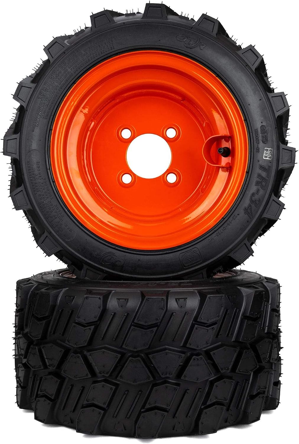(2) Aggressive Tire Assemblies 18x8.50-10 Fits Kubota BX Series K2581-18610