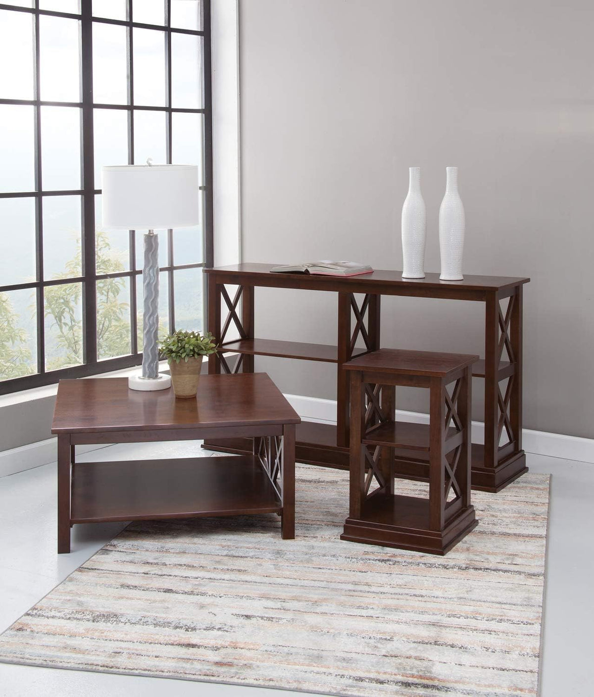 IC INTERNATIONAL CONCEPTS Hampton Square Coffee Table