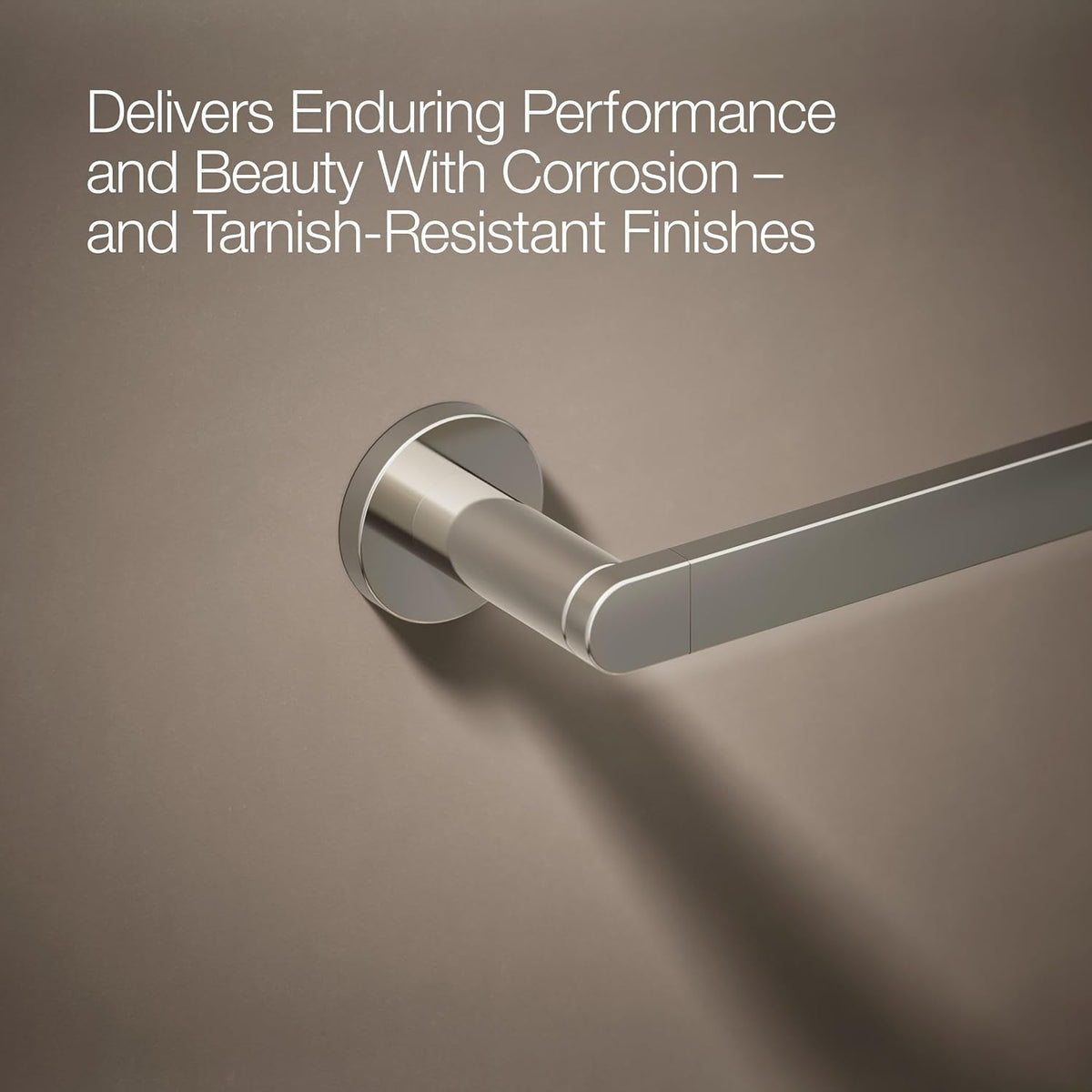Kohler 73143-SN Composed® 30' Towel bar, Vibrant Polished Nickel