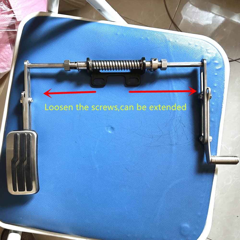 Portable Left Foot Accelerator Pedal for Handicap Disabled Injured Stroke Drivers, Fixable Left Foot Control Driving Assist Aid Equipment (Pull up Changing-Over Normal Driving)