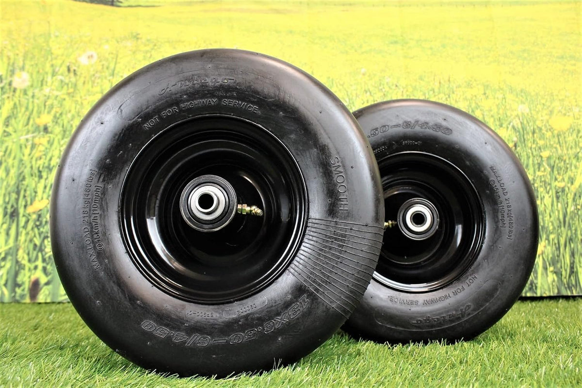 Antego Tire & Wheel (Set of 2) Bad Boy Flat Free 13x6.50-6 Black Assy. Replaces 022-3085-00