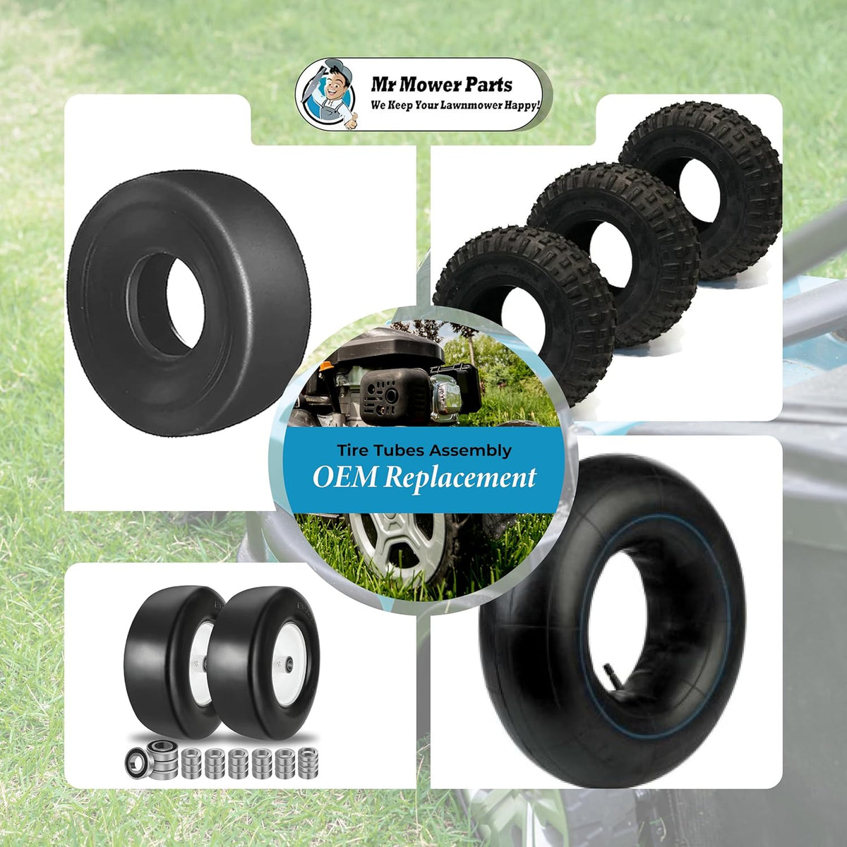 MR MOWER PARTS Caster Wheel Assembly Replaces Toro 110-6785 Fits Toro Time Cutter Z SS, Set of 2