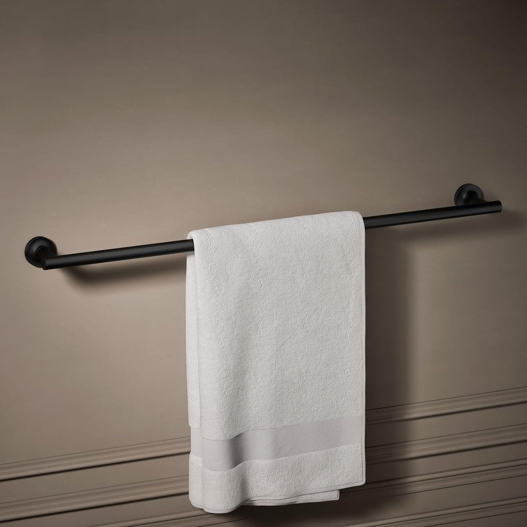 Kohler 14437-BL Purist® 30' Towel bar, Matte Black