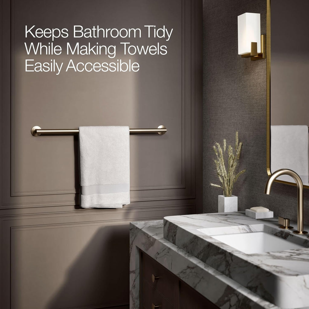 Kohler 78374-BV Components® 30' Towel bar, Vibrant Brushed Bronze