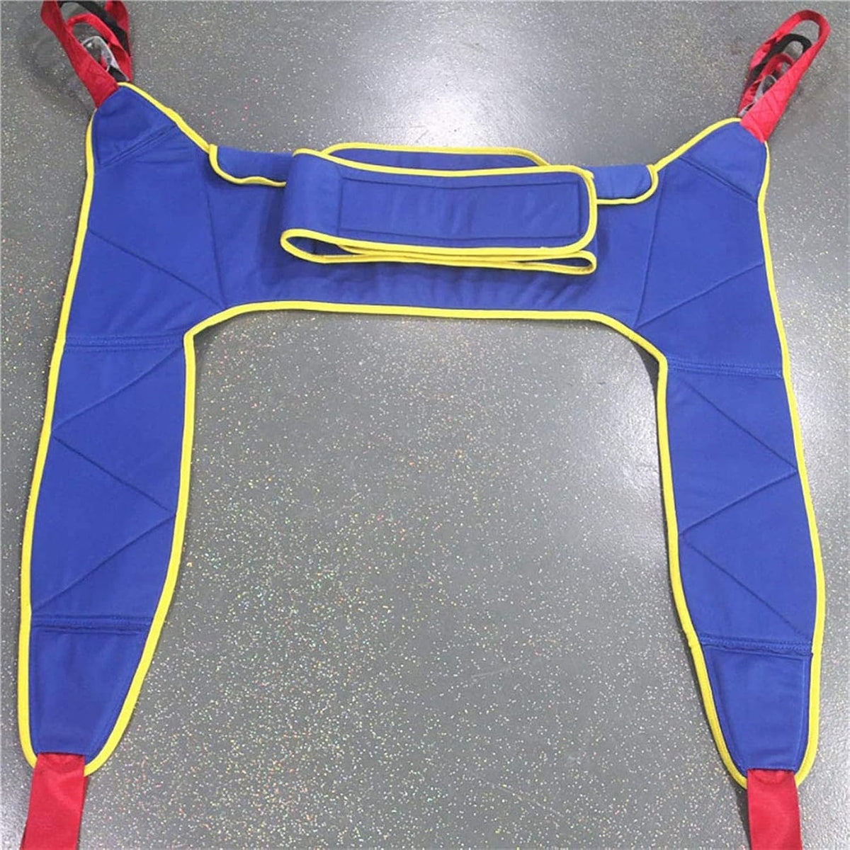 Bariatric Patient Lift Sling for Toileting, Medical Transfer Belt with 4-Point Support, Full Body Lifter for Disability Aid, Commode Transfer Equipment
