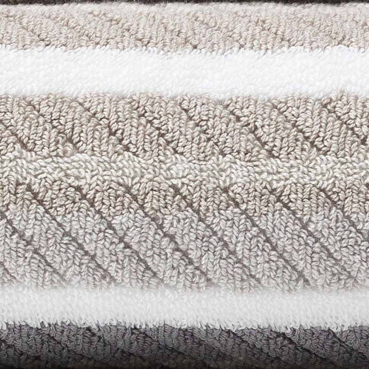 Tommy Bahama - Bathroom Towel Set, 100% Highly Absorbent Yarn-Dyed Cotton Towels, Low-Linting & Fade-Resistant (Ocean Bay Grey, 3 Piece) (Pack of 12)