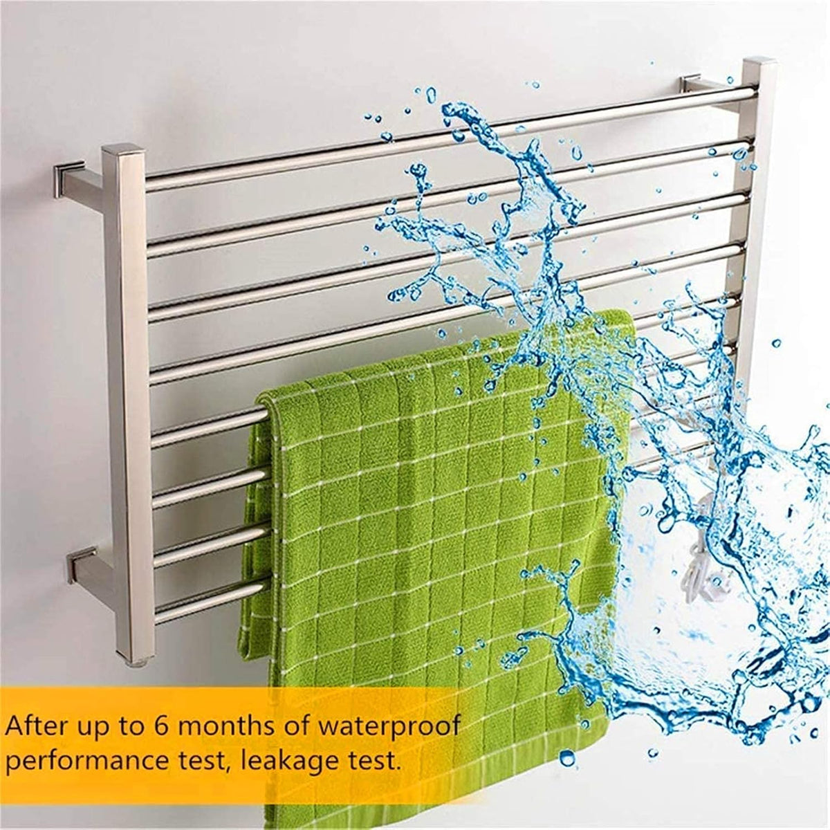 Towel Warmer,Hot Towel Warmer, Wall Mounted Electric Towel Warmer, Drying Rack 8-Bar 150W, 530X900X120Mm,Hardwired,Bath Towel Dryer/Hardwired, Plug in