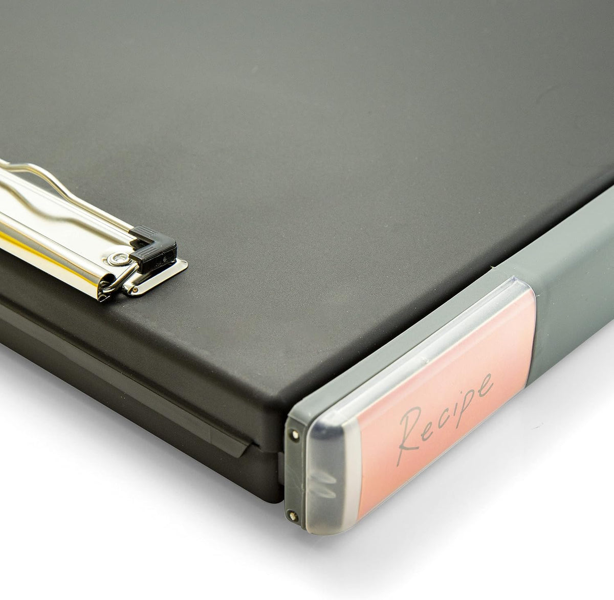 Officemate Ringbinder Clipboard Storage Box, Charcoal (83309), 13' x 10.8' x 2' (Pack of 12)