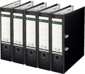 Leitz Quality Folder Plastic Cover 180?A4 Wide Pack of 5 Black